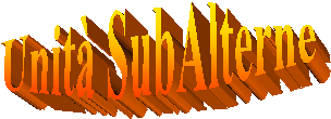 Unità SubAlterne